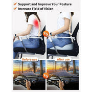 Slow Rebound Memory Foam Seat Cushion Office Chair Pad for Sedentary Hip Support V528-O-SHAPED-PAD-GREY-237042