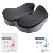 Slow Rebound Memory Foam Seat Cushion Office Chair Pad for Sedentary Hip Support V528-O-SHAPED-PAD-GREY-237042