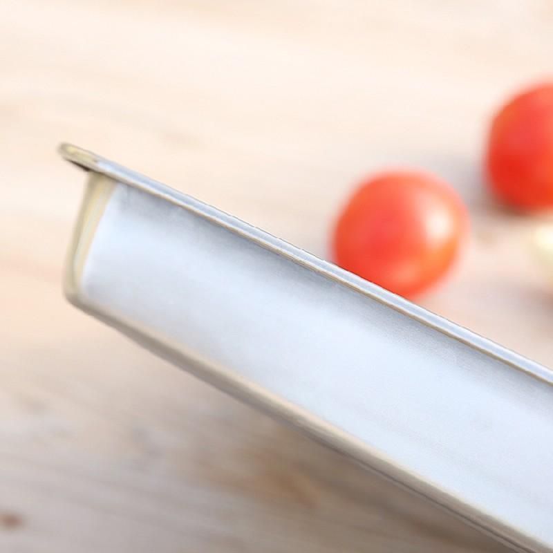 2X Stainless Steel Oblong Tray Plate Serving Tray Silver Dinner Food Kitchenware - 30X40CM V528-OBLONGTRAY-30-40CM-2PCS-802279