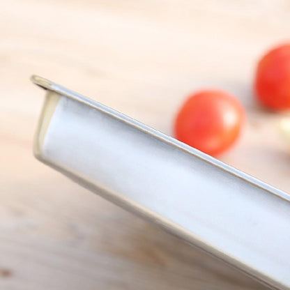 2X Stainless Steel Oblong Tray Plate Serving Tray Silver Dinner Food Kitchenware - 22X32CM V528-OBLONGTRAY-32-22CM-2PCS-245171