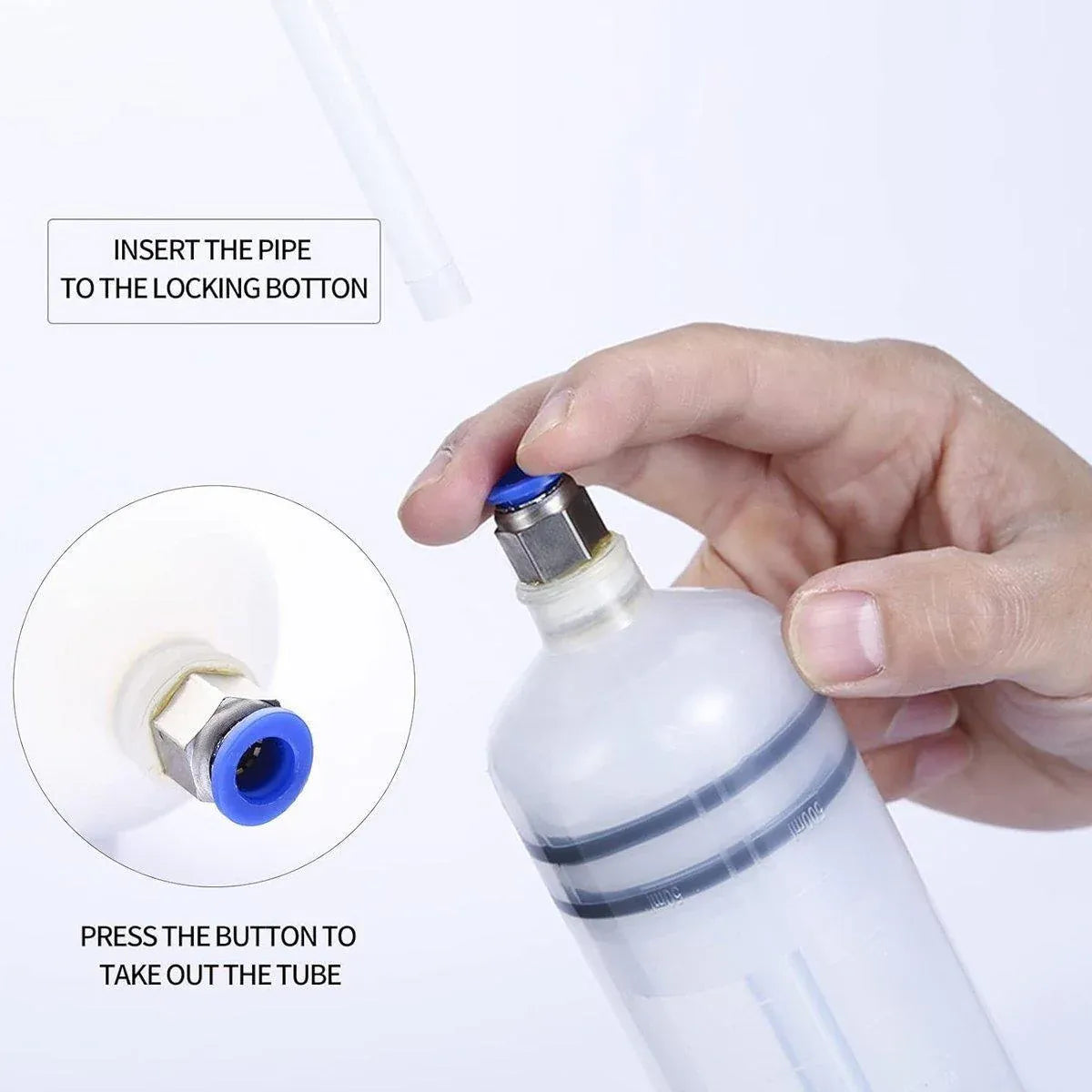 Manual Needle and Barrel Suction Oil Change Tool Pump for Brake Oil Filler - 500cc V528-OIL-CHANGE-TOOL-500CC-726536