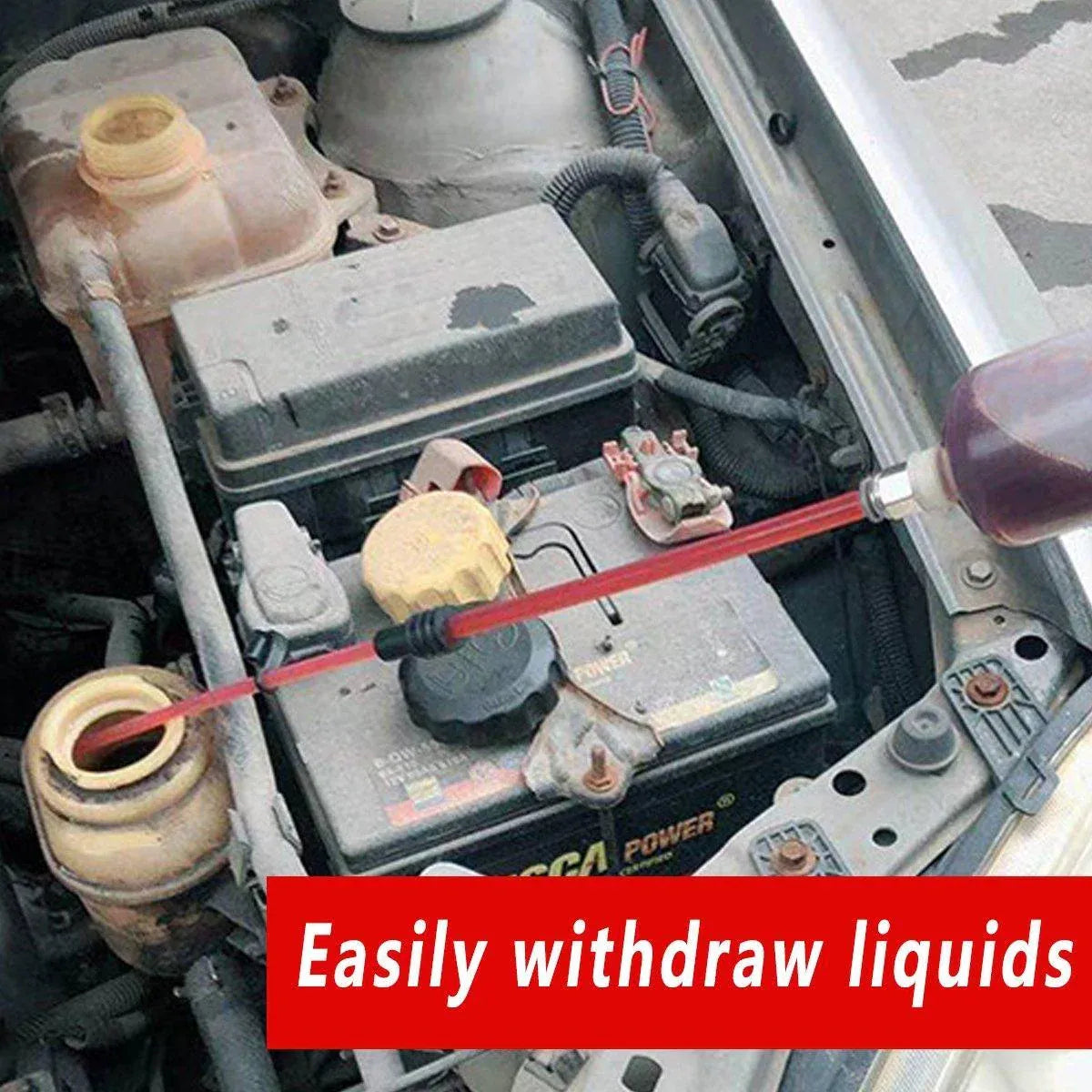 Manual Needle and Barrel Suction Oil Change Tool Pump for Brake Oil Filler - 500cc V528-OIL-CHANGE-TOOL-500CC-726536