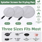Stainless Steel Mesh Cover Anti Scald Filter Screen Anti Splash Lid For Kitchen - 25cm V528-OIL-COVER-25CM-516832