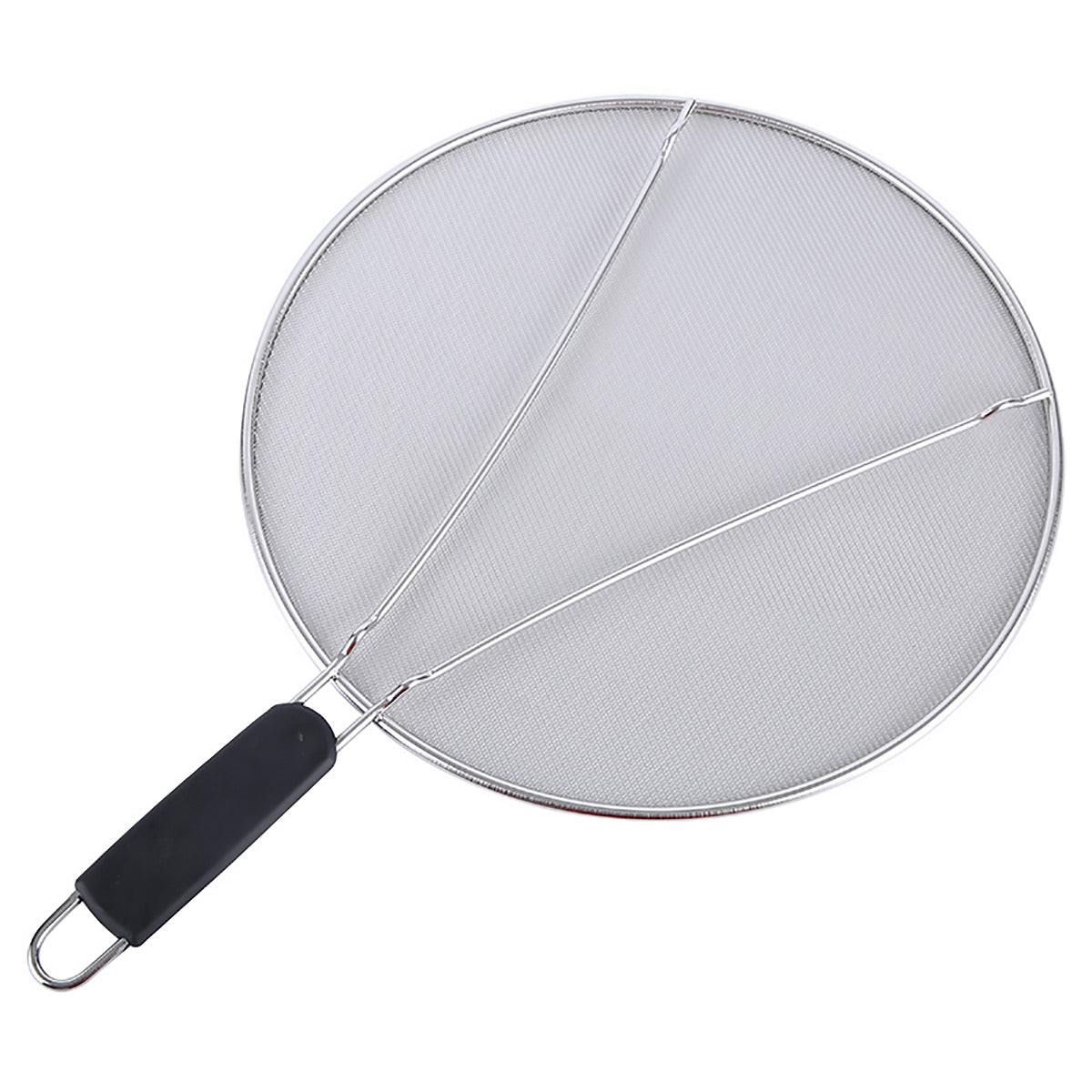 Stainless Steel Mesh Cover Anti Scald Filter Screen Anti Splash Lid For Kitchen - 25cm V528-OIL-COVER-25CM-516832