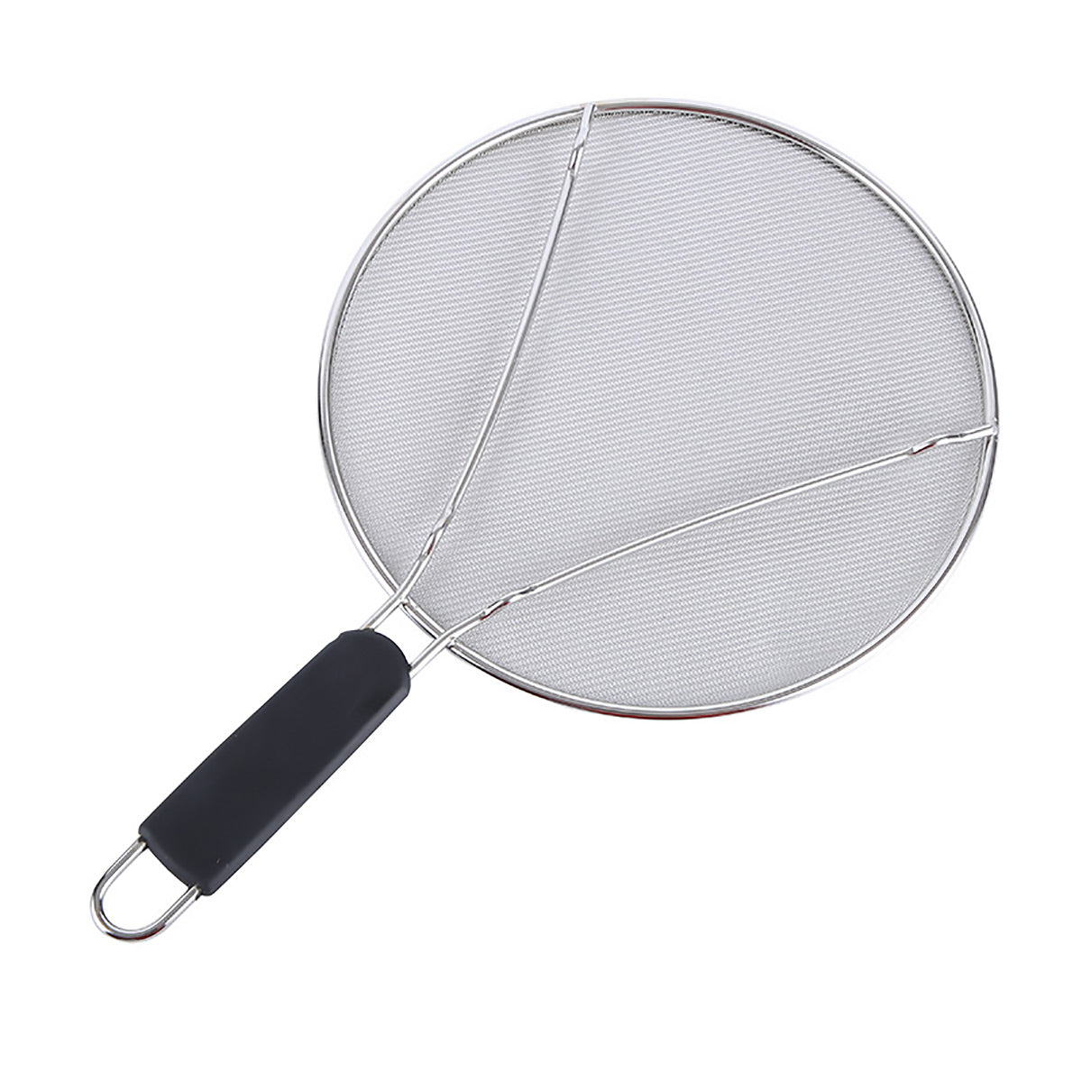 Stainless Steel Mesh Cover Anti Scald Filter Screen Anti Splash Lid For Kitchen - 29cm V528-OIL-COVER-29CM-779602