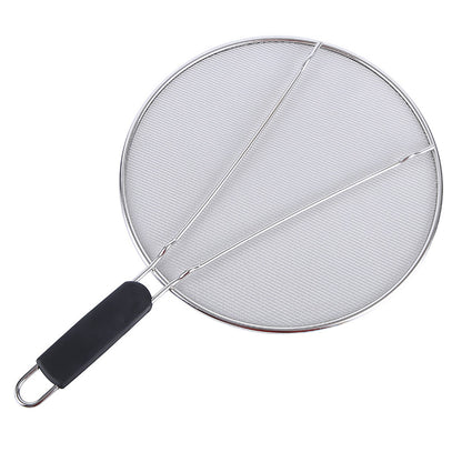 Stainless Steel Mesh Cover Anti Scald Filter Screen Anti Splash Lid For Kitchen - 33cm V528-OIL-COVER-33-469335