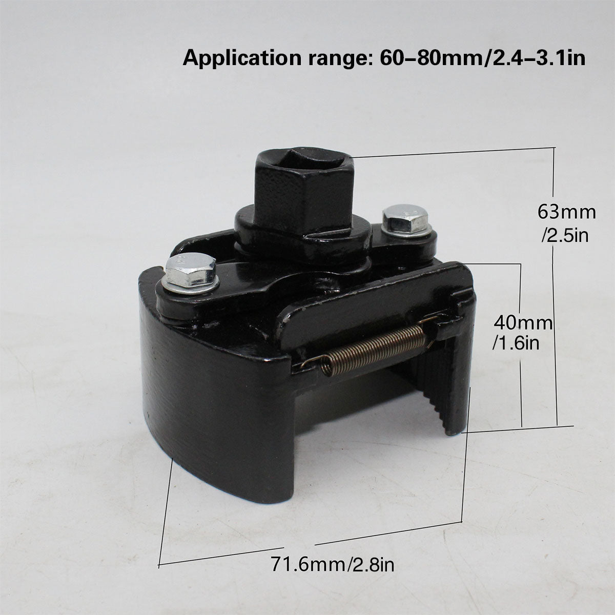 U Shaped Filter Wrench Universal Oil Filter Removal Spanner Tool Adjustable Grip V528-OIL-FILTER-WRENCH-SMALL-684021