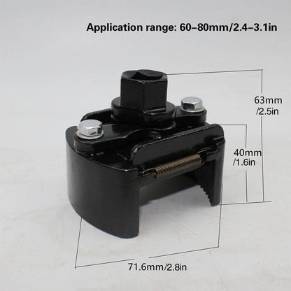 U Shaped Filter Wrench Universal Oil Filter Removal Spanner Tool Adjustable Grip V528-OIL-FILTER-WRENCH-SMALL-684021