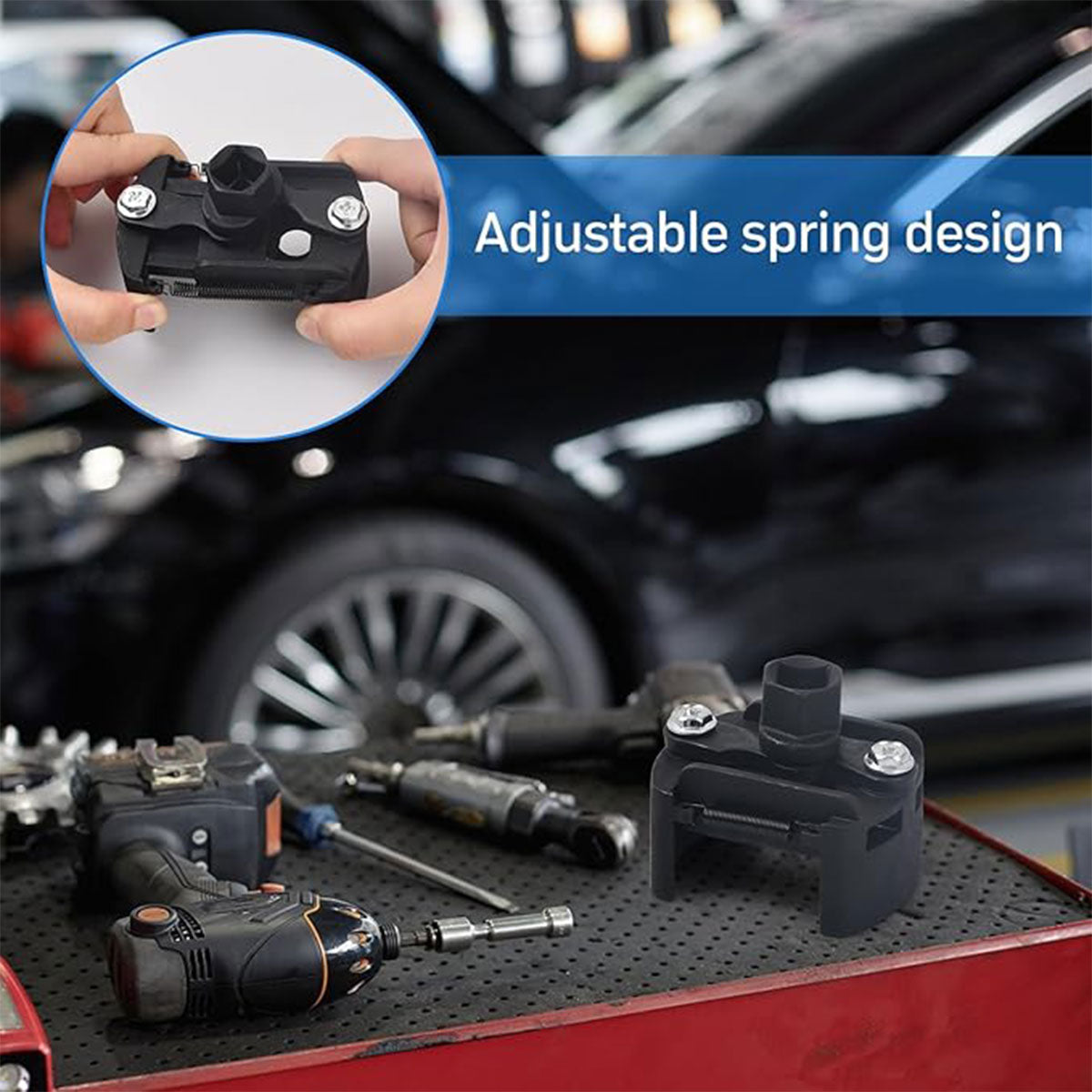 U Shaped Filter Wrench Universal Oil Filter Removal Spanner Tool Adjustable Grip V528-OIL-FILTER-WRENCH-SMALL-684021