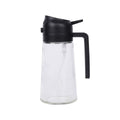 2-in-1 470ml Glass Oil Bottle Spray Pour Automatic Pressure Control Kitchen Tool - Black V528-OILER-BLACK-470ML-465700