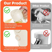 2-in-1 470ml Glass Oil Bottle Spray Pour Automatic Pressure Control Kitchen Tool - Black V528-OILER-BLACK-470ML-465700