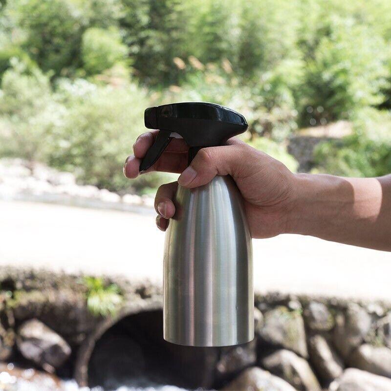 500ml Stainless Steel Cooking Oil Spray Bottle for BBQ and Kitchen Use V528-OILSPRAYCAN-641542