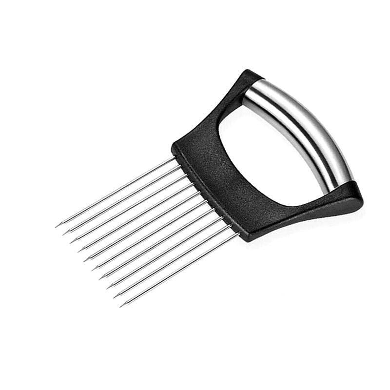 Food Slice Assistant Onion Slicer Cutter Fish Meat Potato Vegetable Holder Tool V528-ONIONCHA-6443141