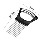 Food Slice Assistant Onion Slicer Cutter Fish Meat Potato Vegetable Holder Tool V528-ONIONCHA-6443141