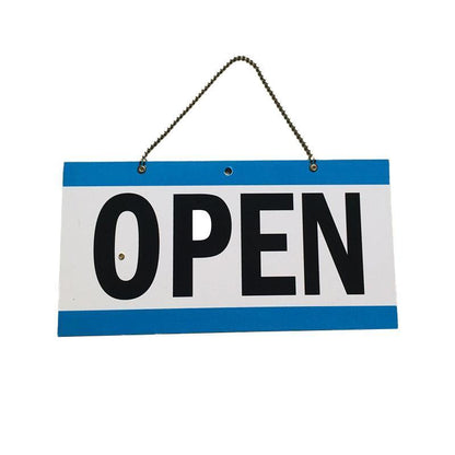 Open Closed Sign with Will Return Clock for Business Shops and Home Use 29x15cm V528-OPEN-CLOSED-327420