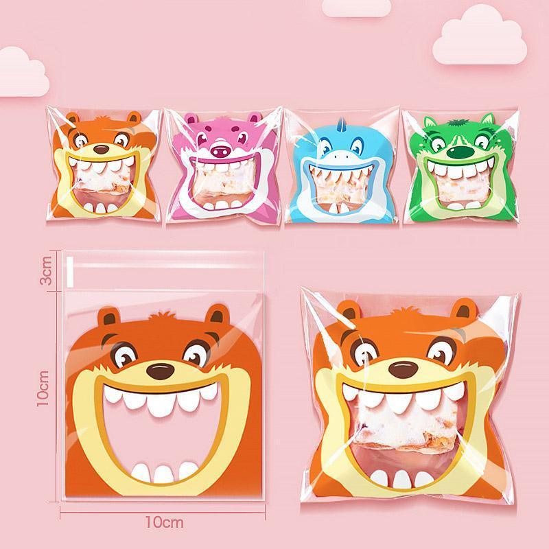 500 Pack Self Adhesive Cookie Packaging Bags Vibrant Designs OPP Material - Beer 14*14*3cm V528-OPP-500PCS-SHYXXK-14-14-3-485579