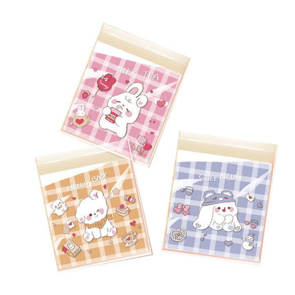 500 Pack Self Adhesive Cookie Packaging Bags Vibrant Designs OPP Material - Beer 14*14*3cm V528-OPP-500PCS-SHYXXK-14-14-3-485579
