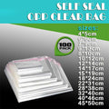 100Pcs Self-Adhesive Clear Opp Cellophane Bags with Air Hole - 6*6+2cm V528-OPP-5S-6-62-100PCS-237883
