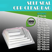 100Pcs Self-Adhesive Clear Opp Cellophane Bags with Air Hole - 8*10+3cm V528-OPP-5S-8-103-100PCS-724664