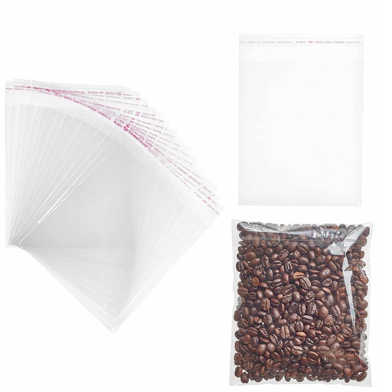 100Pcs Self-Adhesive Clear Opp Cellophane Bags with Air Hole - 8*10+3cm V528-OPP-5S-8-103-100PCS-724664