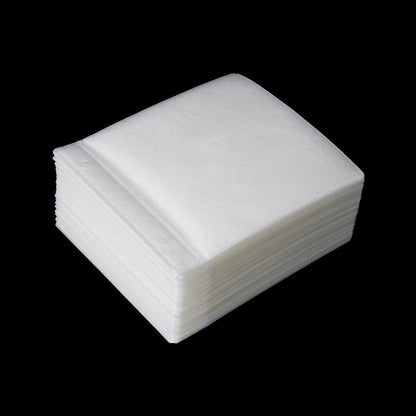 100X Premium Color Mixing CD DVD Double Sided Plastic Sleeves Holds 2 discs Storage Bag V528-OPTICAL-DISK-HOLDER-100PCS-359886