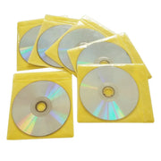 100X Premium Color Mixing CD DVD Double Sided Plastic Sleeves Holds 2 discs Storage Bag V528-OPTICAL-DISK-HOLDER-100PCS-359886