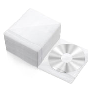 100X Premium Color Mixing CD DVD Double Sided Plastic Sleeves Holds 2 discs Storage Bag V528-OPTICAL-DISK-HOLDER-100PCS-359886