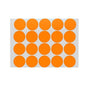 Orange Assorted Sizes Colour Sticker Dots Adhesive Round Labels Circular Spot Scrapbook - 100mm*2 Dots V528-ORANGE-100MM-2DOTS98912