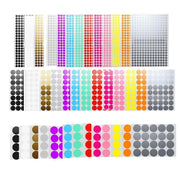 Orange Assorted Sizes Colour Sticker Dots Adhesive Round Labels Circular Spot Scrapbook - 100mm*2 Dots V528-ORANGE-100MM-2DOTS98912
