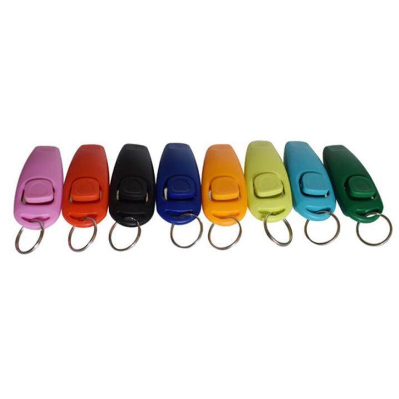 Dog Whistle and Clicker Set for Training Stop Barking Obedience Tool Combo - Orange V528-ORCOLOUR-ORANGE41006
