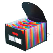 A4 Document Organiser 25 Compartments Multilayer Folder Office File Storage V528-ORGAN-BAG-25-6-112630