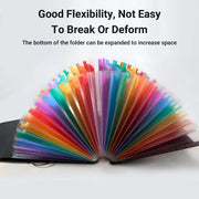 A4 Document Organiser 25 Compartments Multilayer Folder Office File Storage V528-ORGAN-BAG-25-6-112630