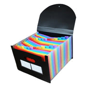 A4 Document Organiser 25 Compartments Multilayer Folder Office File Storage V528-ORGAN-BAG-25-6-112630