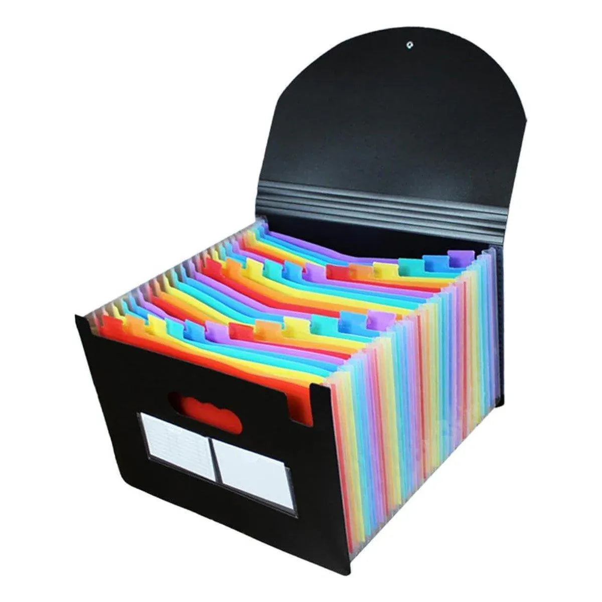 A4 Document Organiser 25 Compartments Multilayer Folder Office File Storage V528-ORGAN-BAG-25-6-112630
