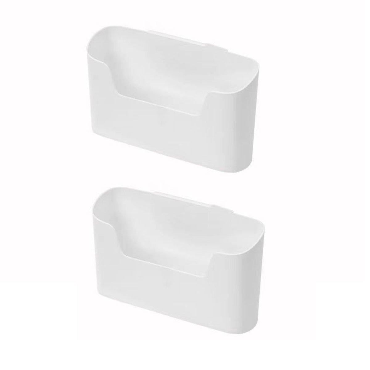 2PCS Wall Mounted Storage Rack Kitchen Bathroom Cabinet Door Sundries Holder V528-ORGANIZING-BOX-2PCS-555965