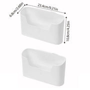 2PCS Wall Mounted Storage Rack Kitchen Bathroom Cabinet Door Sundries Holder V528-ORGANIZING-BOX-2PCS-555965