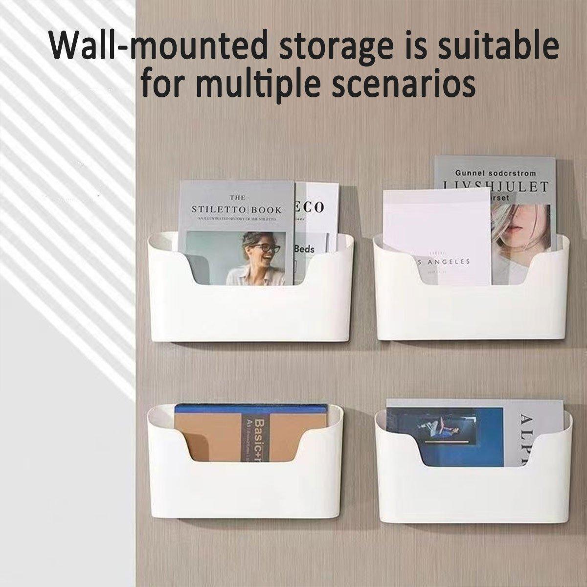 2PCS Wall Mounted Storage Rack Kitchen Bathroom Cabinet Door Sundries Holder V528-ORGANIZING-BOX-2PCS-555965