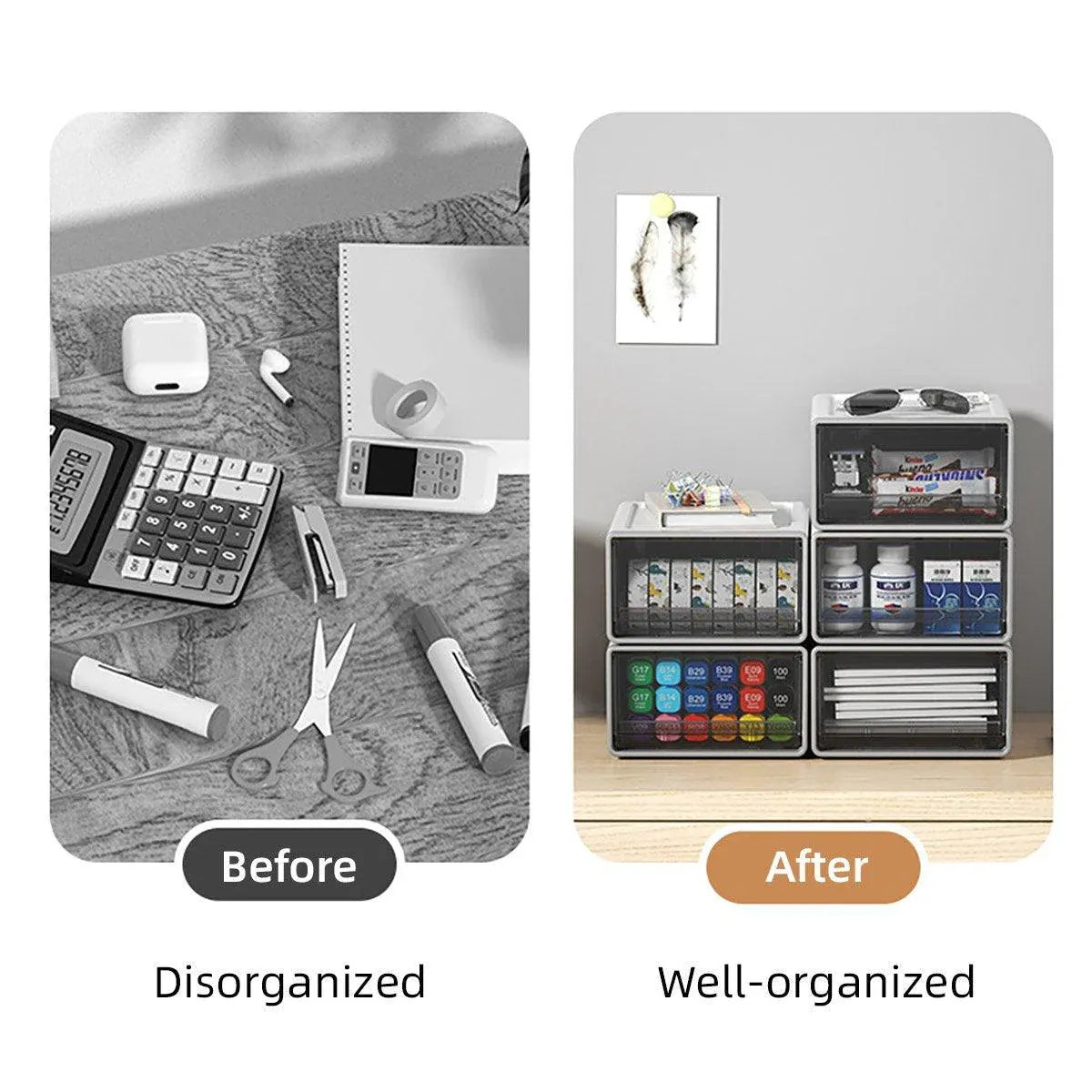 Desktop Stationery Organizer Storage Box for Office Supplies Desk Organization V528-ORGANIZING-BOX-682647
