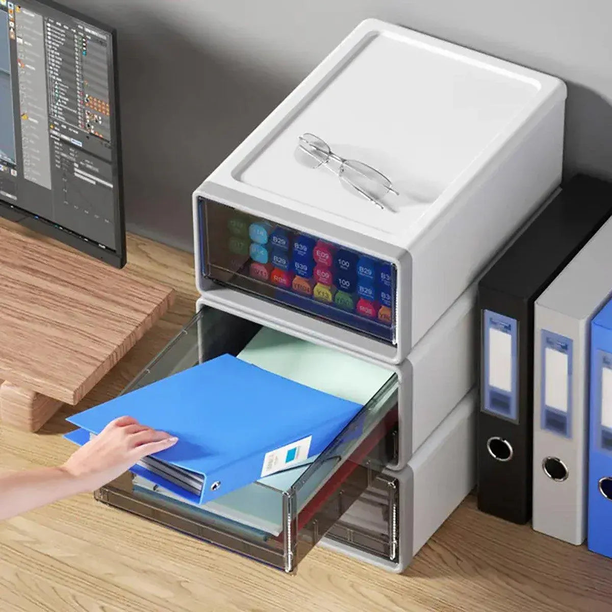 Desktop Stationery Organizer Storage Box for Office Supplies Desk Organization V528-ORGANIZING-BOX-682647