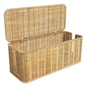 Desktop Cable Management Box with Cover Rattan Style Power Cord Organizer Case V528-ORGANIZING-BOX-838789