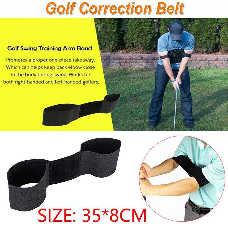 Golf Swing Training Aid Golf Arm Band Posture Motion Correction Belt V528-ORTHODONTIST-13446