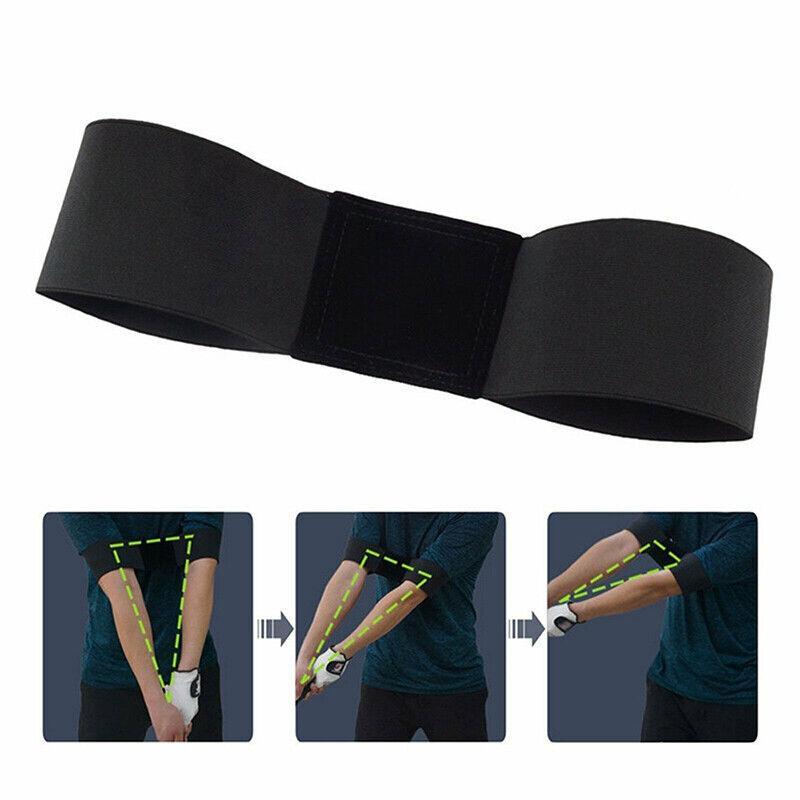 Golf Swing Training Aid Golf Arm Band Posture Motion Correction Belt V528-ORTHODONTIST-13446