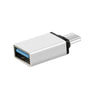 USB Type-C to USB 3.0 Adapter OTG Converter for Phone Tablet Laptop - Silver V528-OTGADAPTER-SILVER-179752