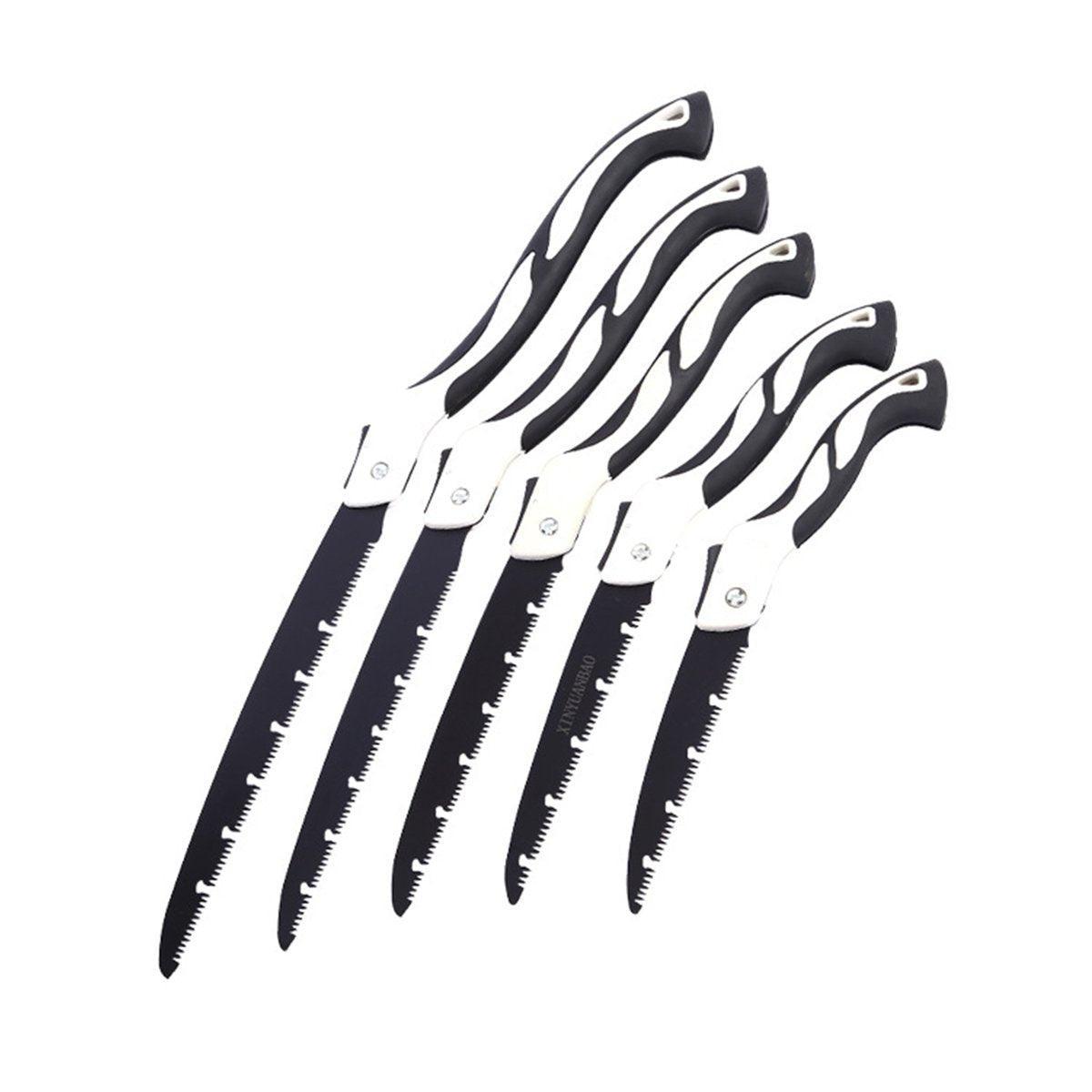 Folding Outdoor Hand Saw Portable Quick Cutting Pruning Garden Tree Logging Tool - 250mm V528-OUTDOOR-SAW-3PCS-250MM-231122