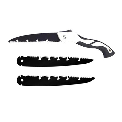 Folding Outdoor Hand Saw Portable Quick Cutting Pruning Garden Tree Logging Tool - 350mm V528-OUTDOOR-SAW-3PCS-350MM-990711