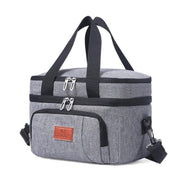 10L Insulated Lunch Bag Waterproof Cooler Bag with Strap for Picnic Work Travel V528-OUTDOORLUNCHBAG-479114