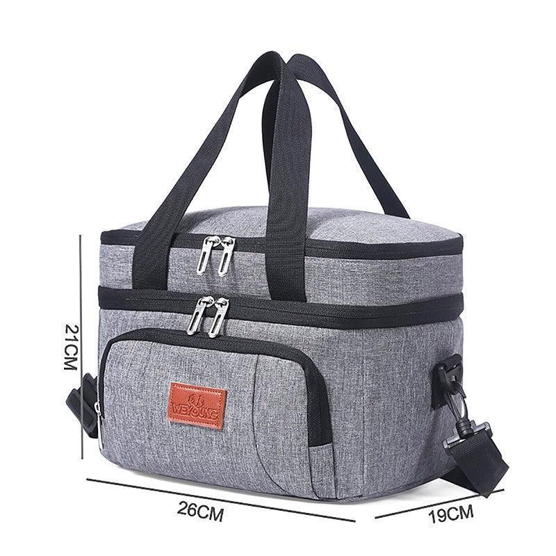 10L Insulated Lunch Bag Waterproof Cooler Bag with Strap for Picnic Work Travel V528-OUTDOORLUNCHBAG-479114