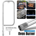 For Weber Q200 Q220 Q2000 Q2200 Stainless Steel Grill Burner Tube With Screw V528-OVEN-BURNER-418834