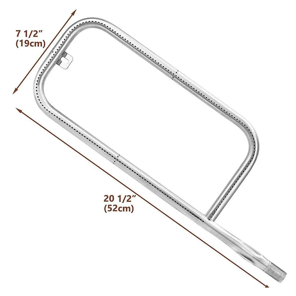 For Weber Q200 Q220 Q2000 Q2200 Stainless Steel Grill Burner Tube With Screw V528-OVEN-BURNER-418834