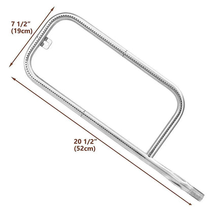 For Weber Q200 Q220 Q2000 Q2200 Stainless Steel Grill Burner Tube With Screw V528-OVEN-BURNER-418834